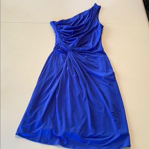 JS Boutique one-shoulder dress with knot detail